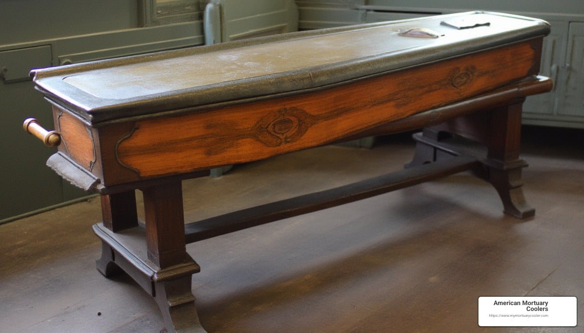 Antique Embalming Tables: A Collector's Buying Guide - American Mortuary Coolers & Equipments Antique Embalming Tables: A Collector's Buying Guide - American Mortuary Coolers & Equipments
